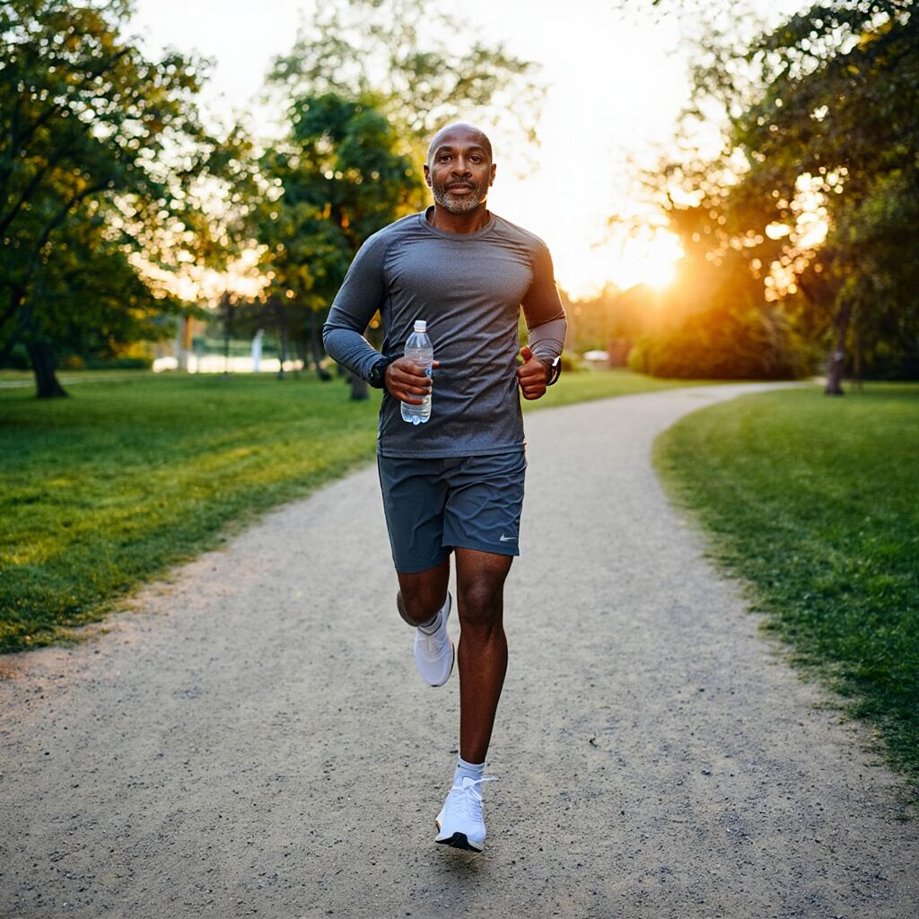 Supplements with garliс and jogging for heart health